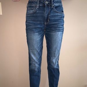 high rise tomorrow girl american eagle jeans